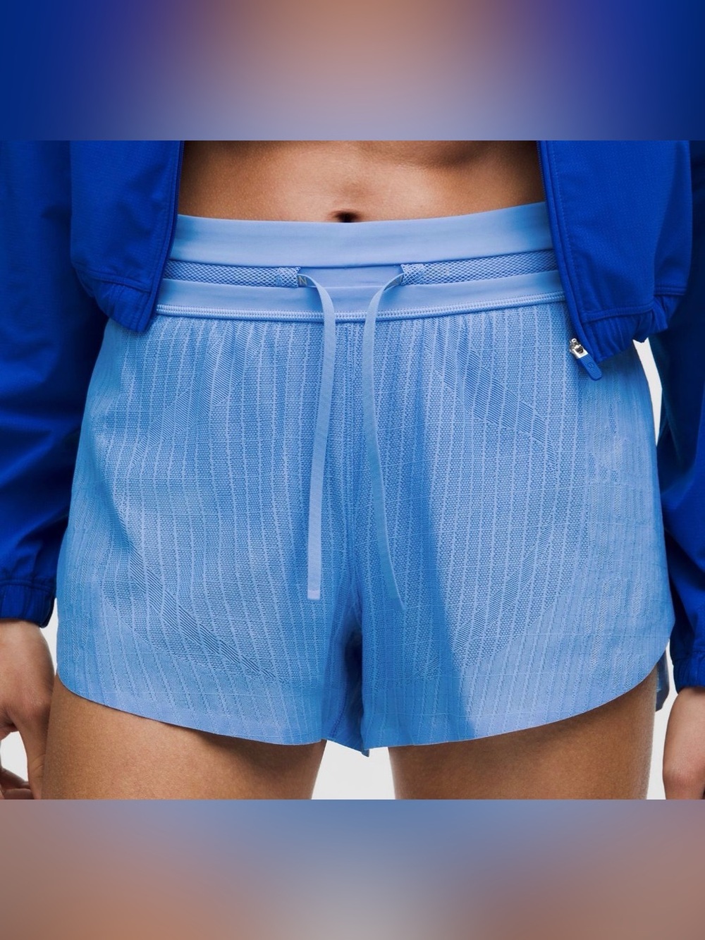 Lululemon Fast and Free Airflow Mid-Rise Running Short 3” Pool Party 8